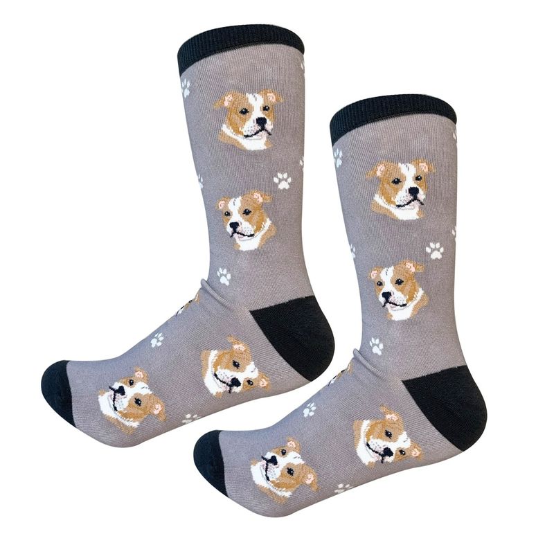 Pit Bull Socks  - Unisex - Fun Novelty Dog Socks