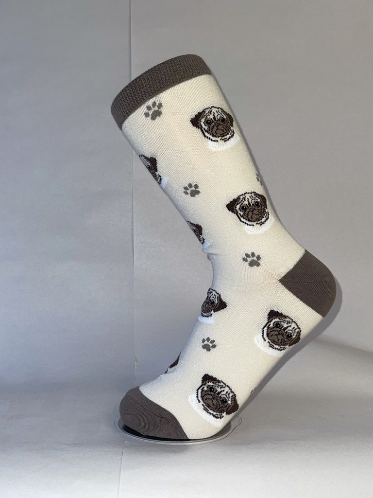 Pug Socks - Fun Novelty Dog Socks - Unisex