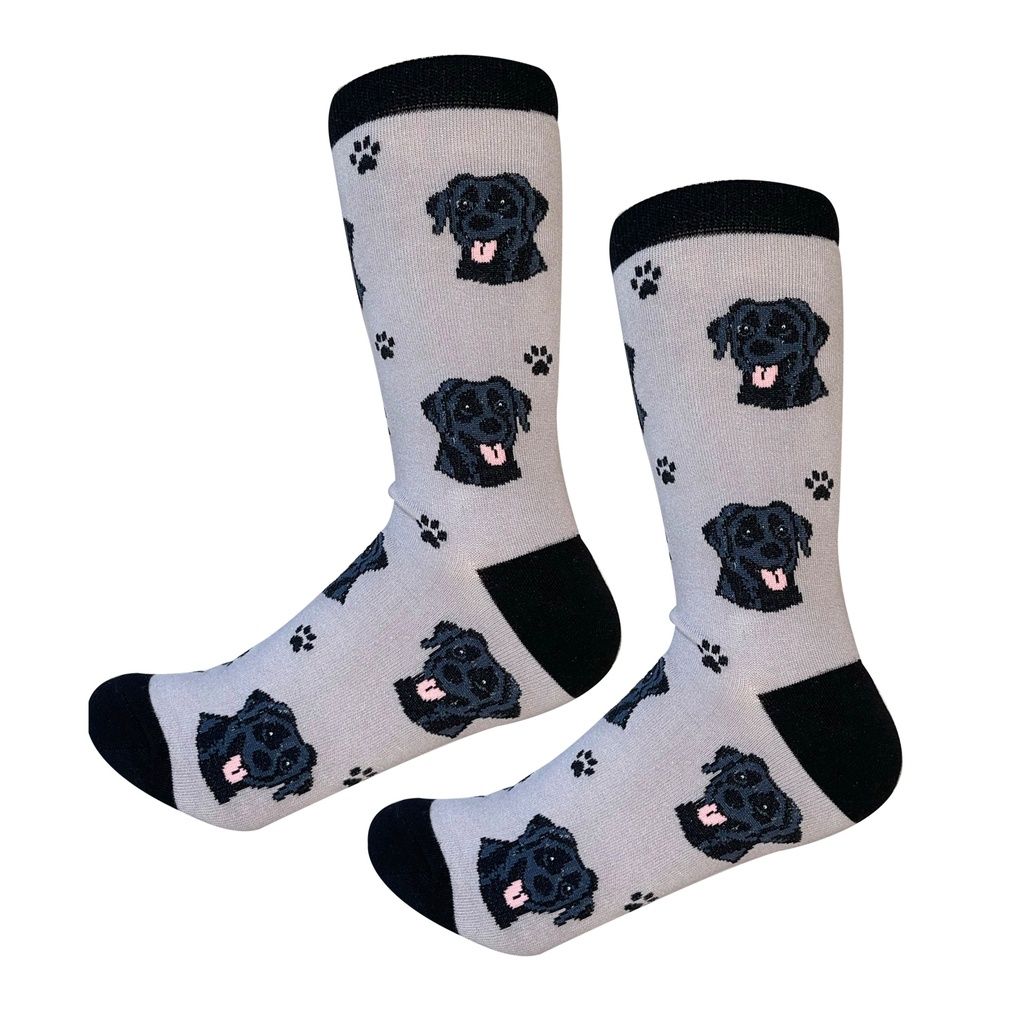 Black Labrador - Unisex - Fun Novelty Dog Socks