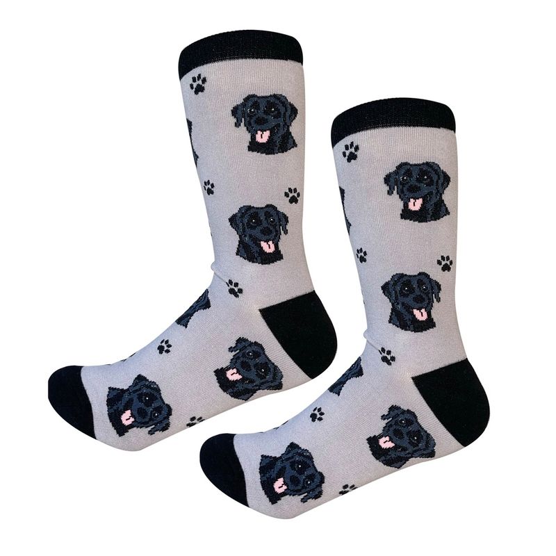 Black Labrador - Unisex - Fun Novelty Dog Socks