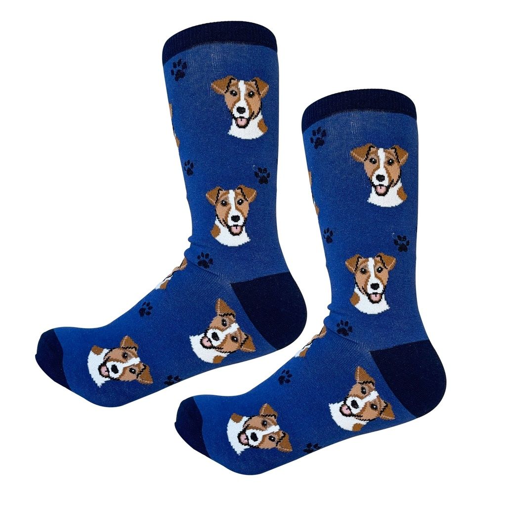 Jack Russell Terrier Socks - Fun Novelty Dog Socks - Unisex