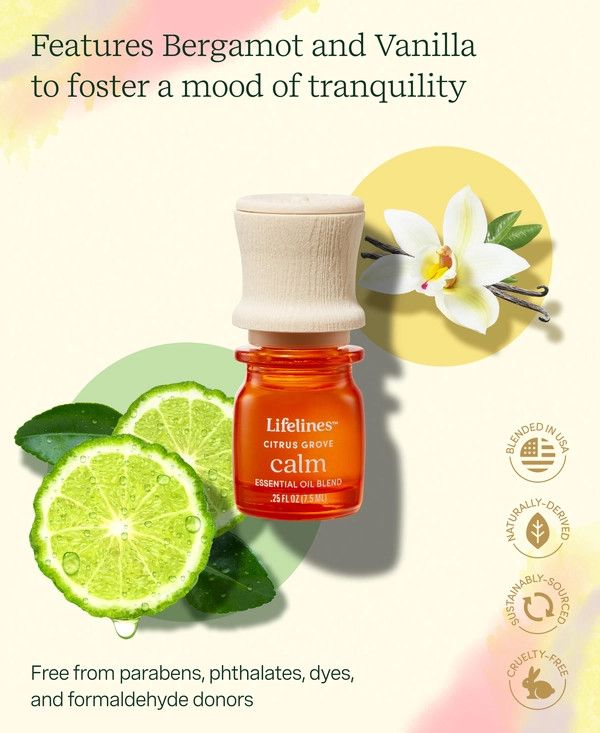 Lifelines Essential Oil Blend - Citrus Grove: Calm