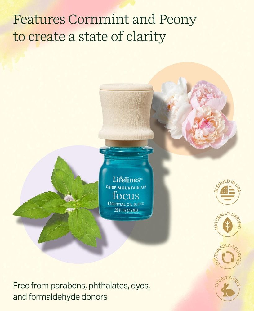 Lifelines Essential Oil Blend - Crisp Mountain Air: Focus