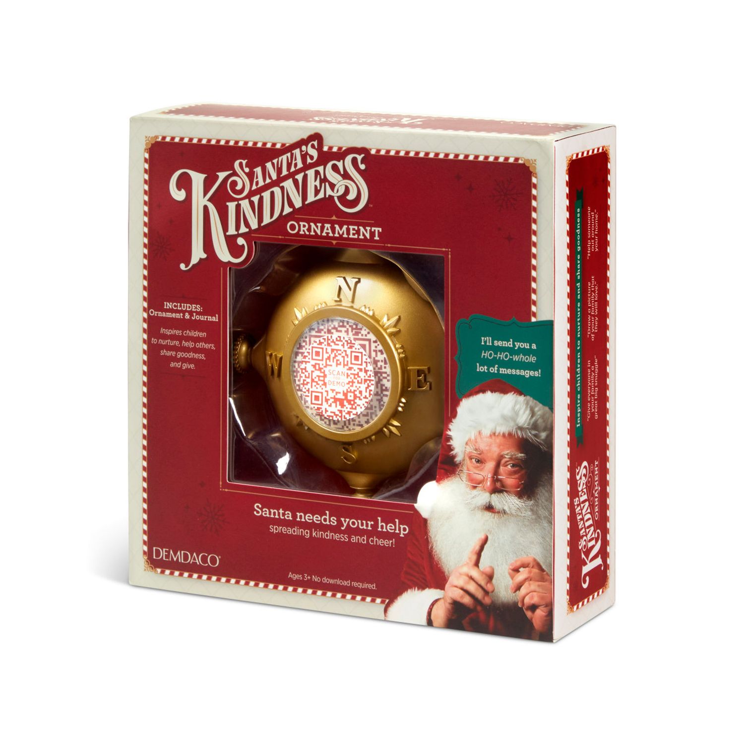 Santa&#39;s Kindness Ornament and Journal