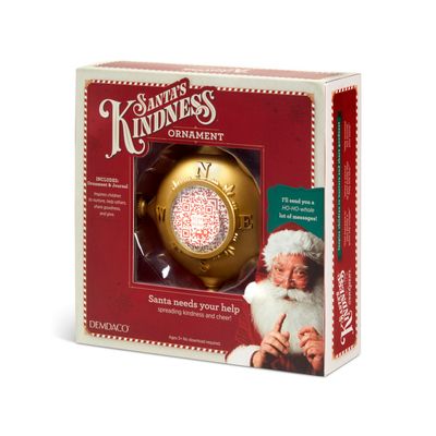 Santa&#39;s Kindness Ornament and Journal