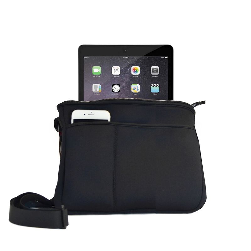 Ashbury Ipad Tech Bag Black w/straps
