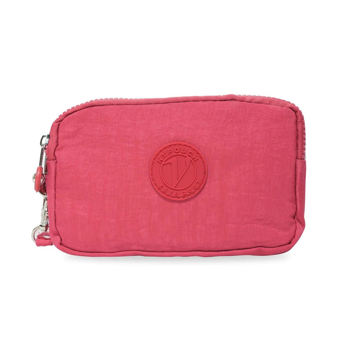 Malibu Wristlet 3-zipper Rose