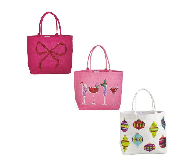 Holiday Sparkle Totes