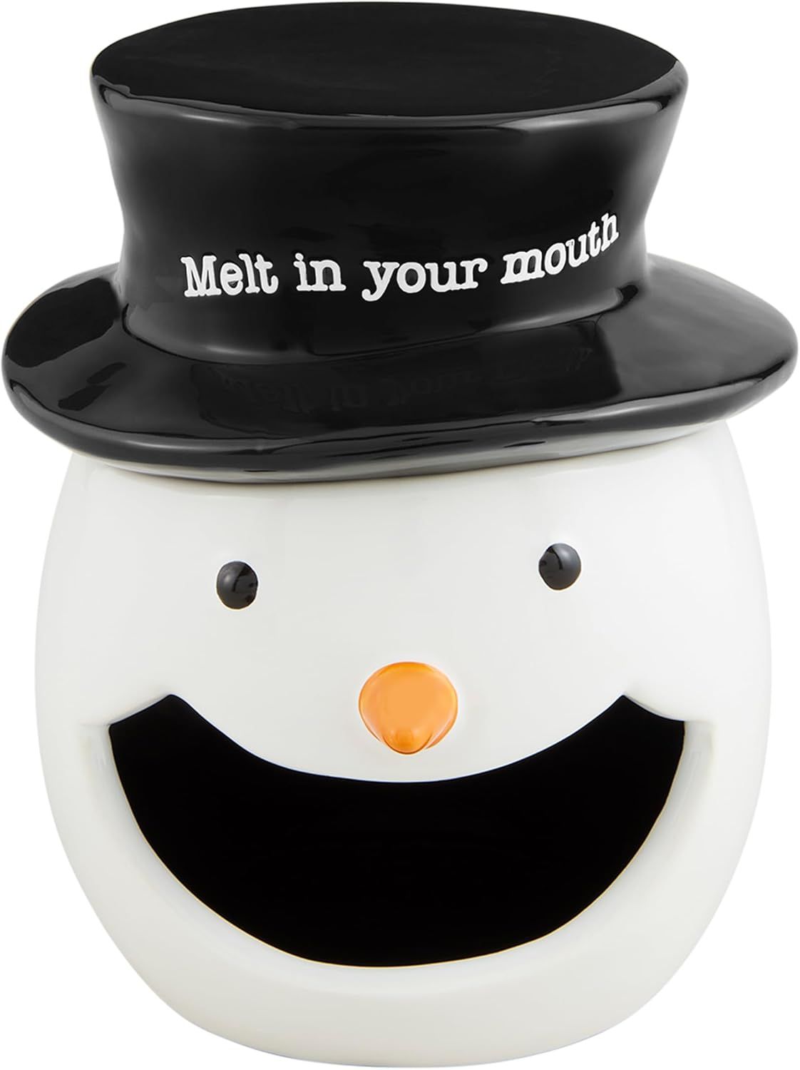 SNOWMAN OPEN CANDY CONTAINER