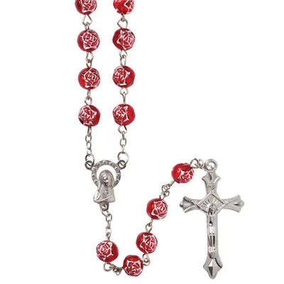 18-24" Rosary Necklace In Religious Box