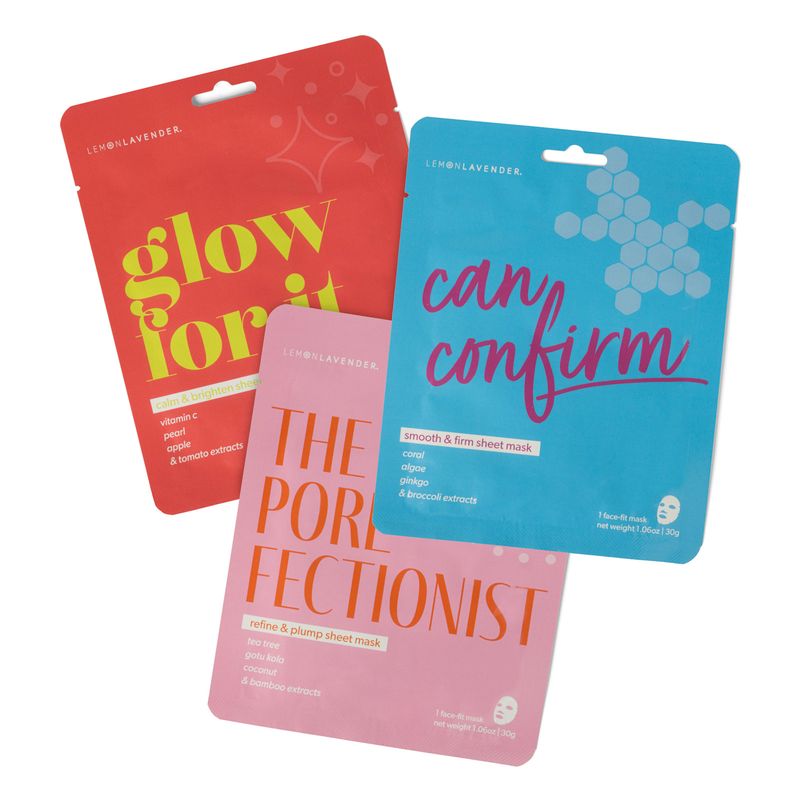 Lemon Lavender Sheet Dreams Masks