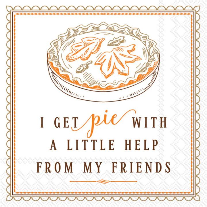 Cocktail napkins/I Get Pie