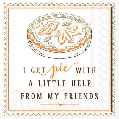 Cocktail napkins/I Get Pie