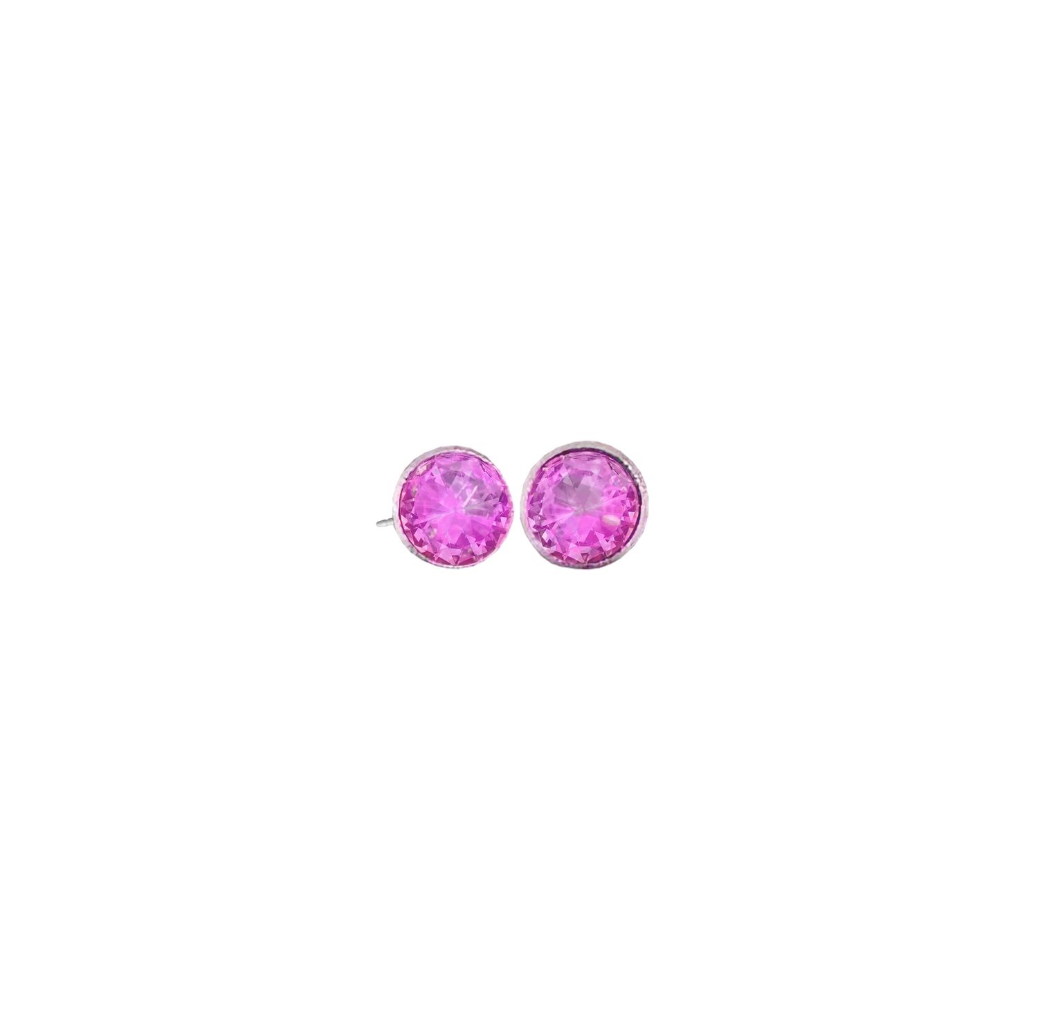 5mm StudsPinkStainless Steel