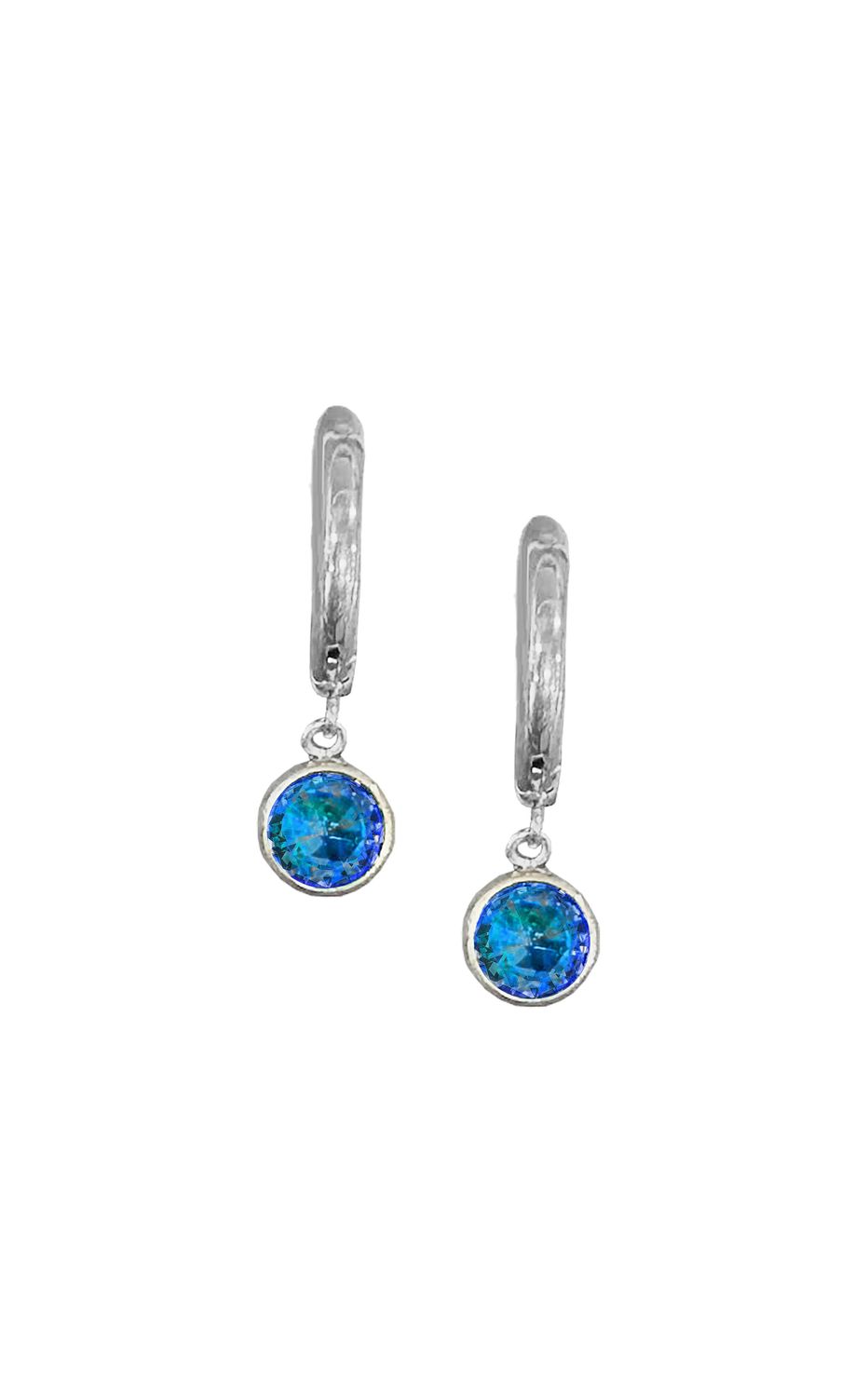 5mm Hoop DangleBlueStainless Steel