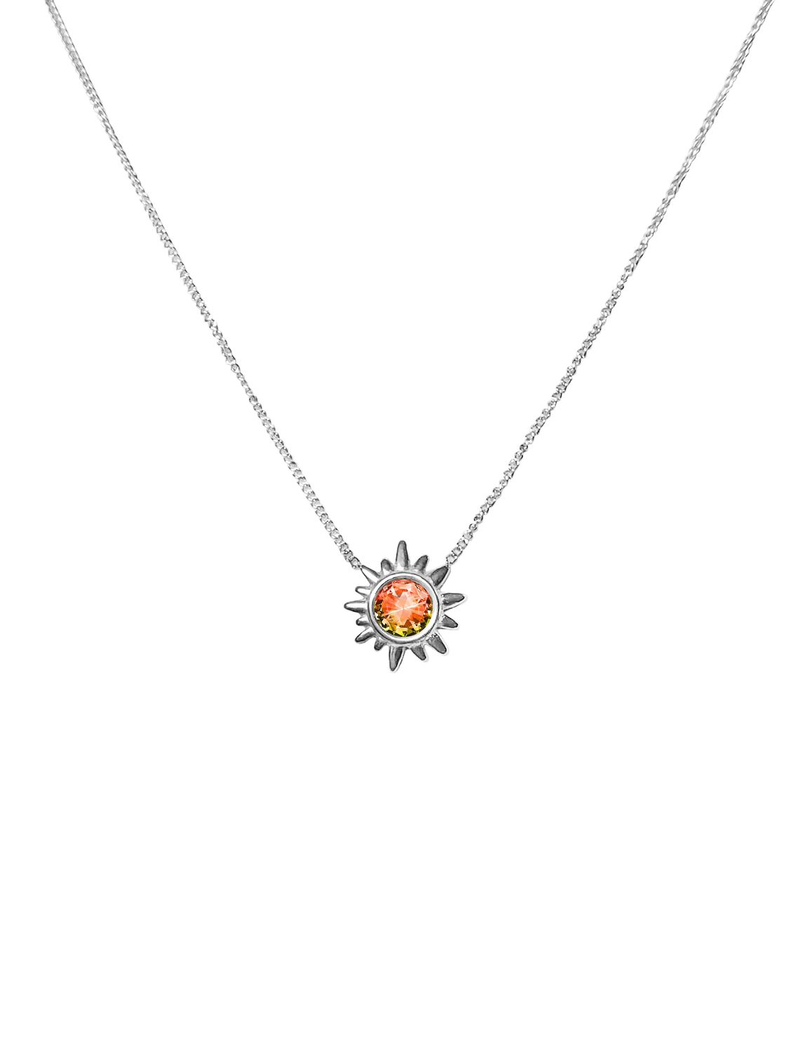 Sun NecklaceFireStainless Steel