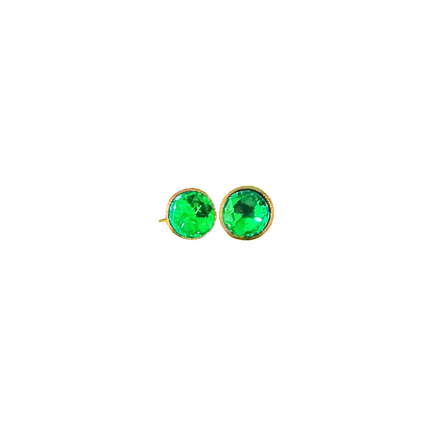 5mm StudsGreenGold Stainless