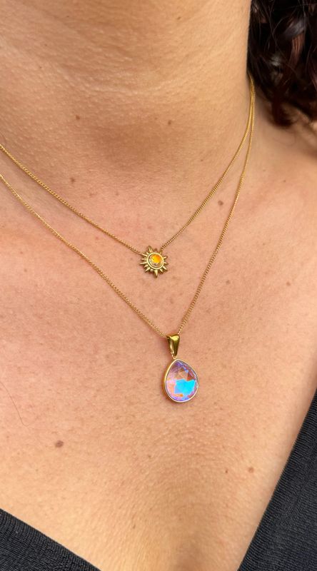12x14 Drop Pendant Necklace-Various Colors to choose