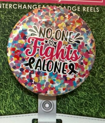 No One Fights Alone-Interchangeable with Velcro