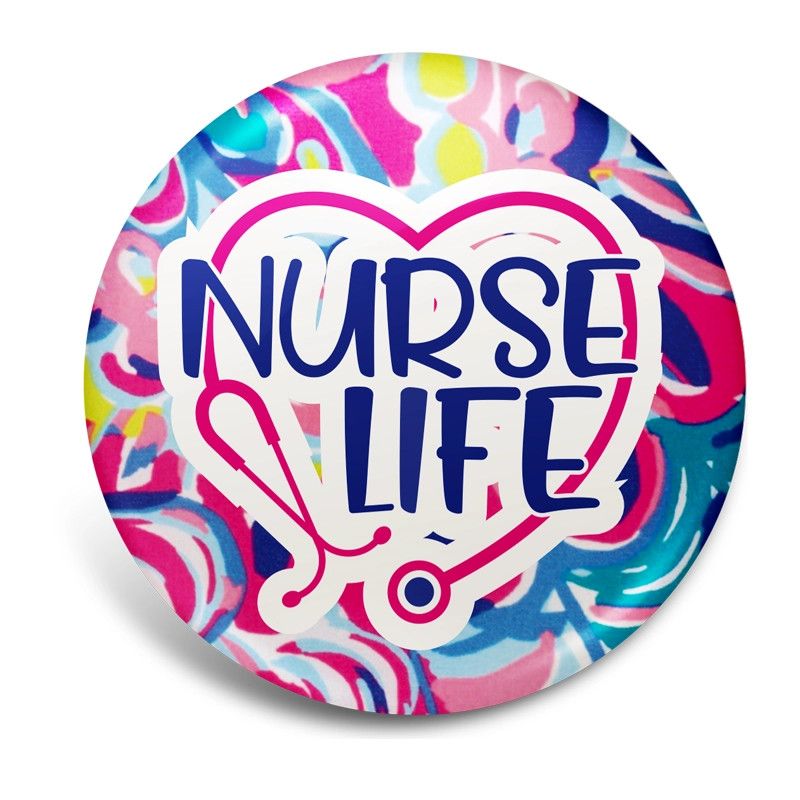 Nurse Life-Interchangeable Velcro Badge