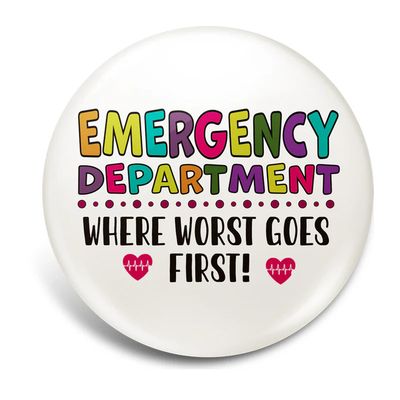 Emergency Department - Interchangeable Velcro Badge