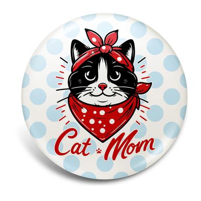 Cat Mom - Interchangeable Velcro Badge