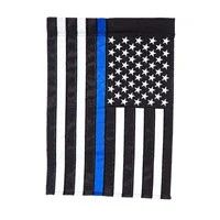 Thin Blue Line Garden Applique Flag