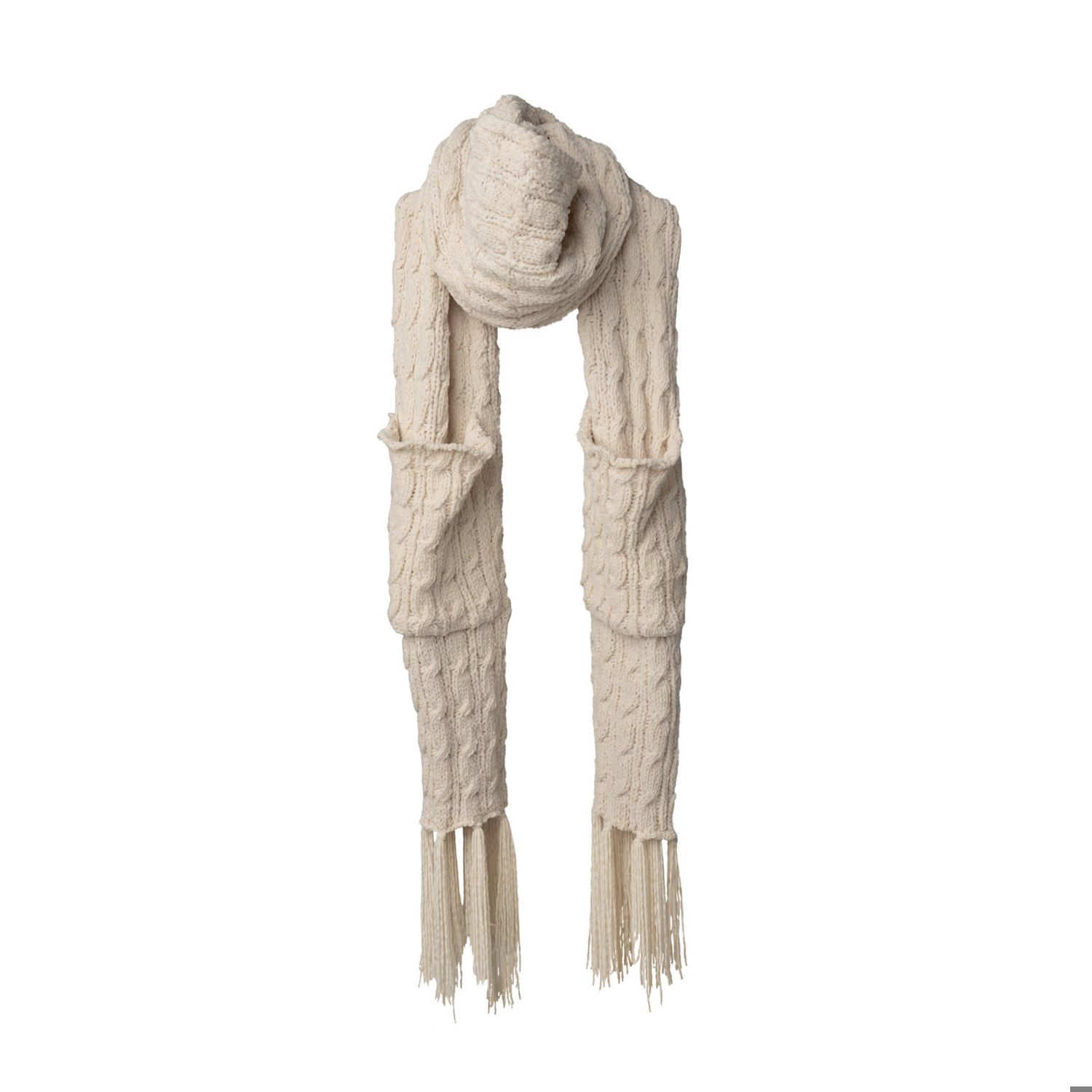 Britt&#39;s Knits Beyond Soft Pocket Scarf, Color: Oatmeal