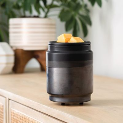 Flip Dish Wax Warmer Black Dipped
