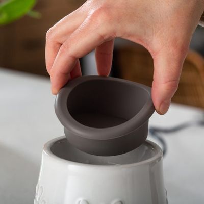 Flip Dish Wax Warmer Black Dipped