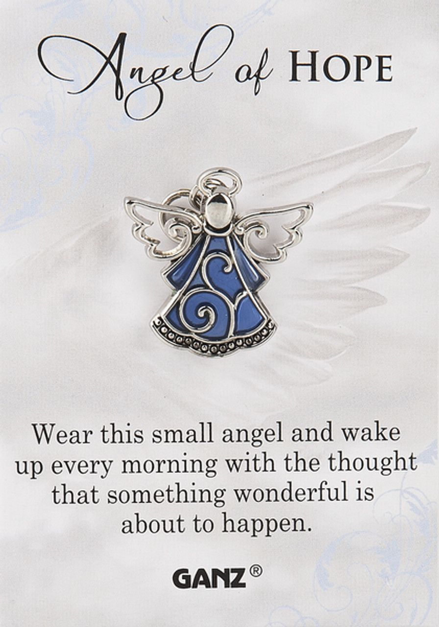 PIN-ANGEL OF HOPE,ZINC Pin - Angel of Hope