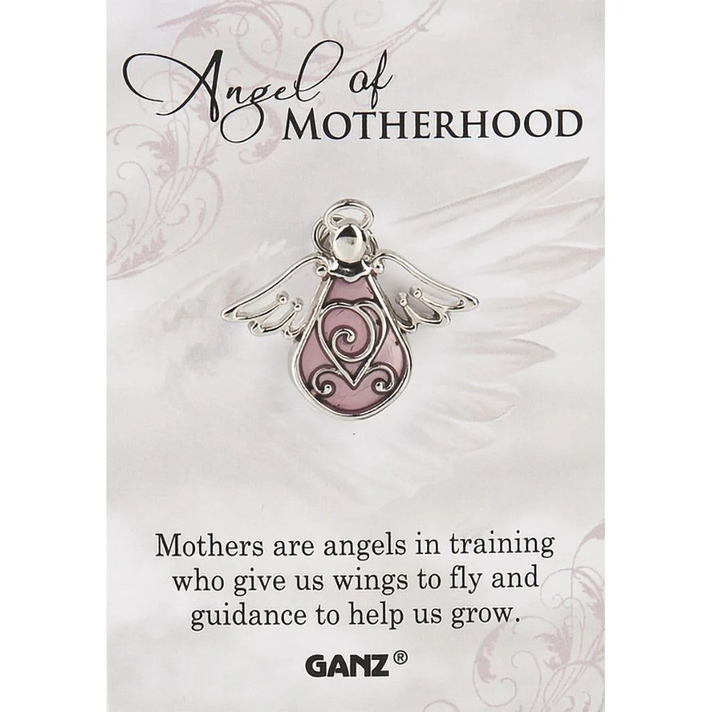 PIN-ANGEL OF MOTHERHOOD,ZINC Pin - Angel of Motherhood