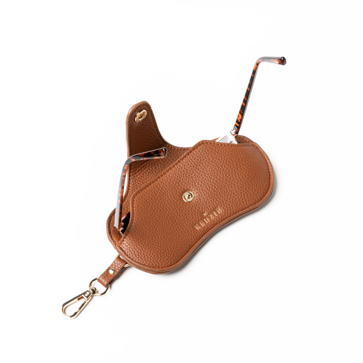 Kedzie Chestnut Eclipse Eyewear Case 6 PC