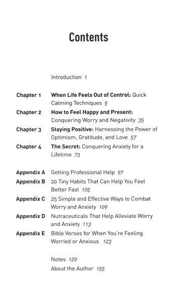 Conquer Worry and Anxiety