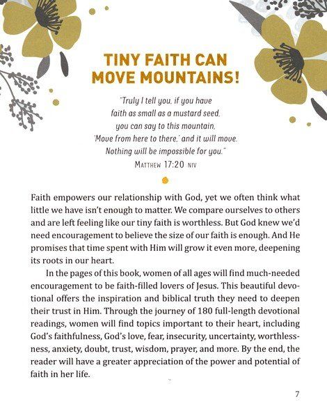 A Mustard Seed FAITH / Devotions &amp; Prayers for Women