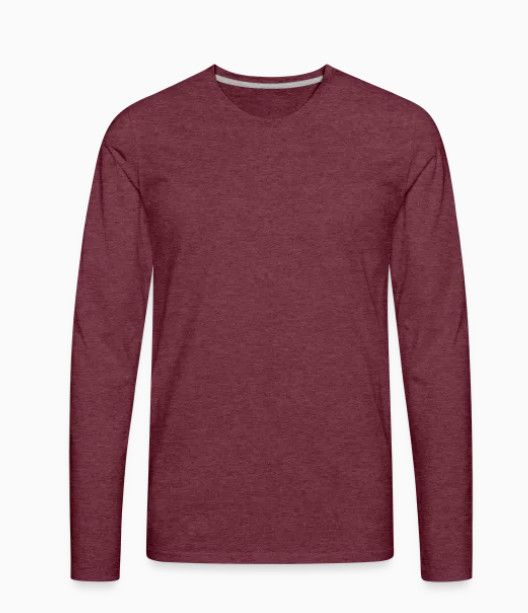 Sentara Longsleeve  Men&#39;s Tshirt-Burgundy-xl