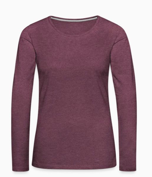 Sentara Longsleeve  Women&#39;s Tshirt-Burgundy-3xl