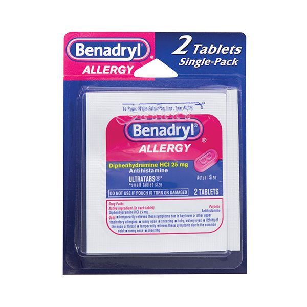 Benadryl Allergy, Single Dose, 12 CT Refill