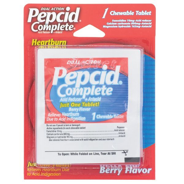 Select One Pepcid Complete Chewable Pills