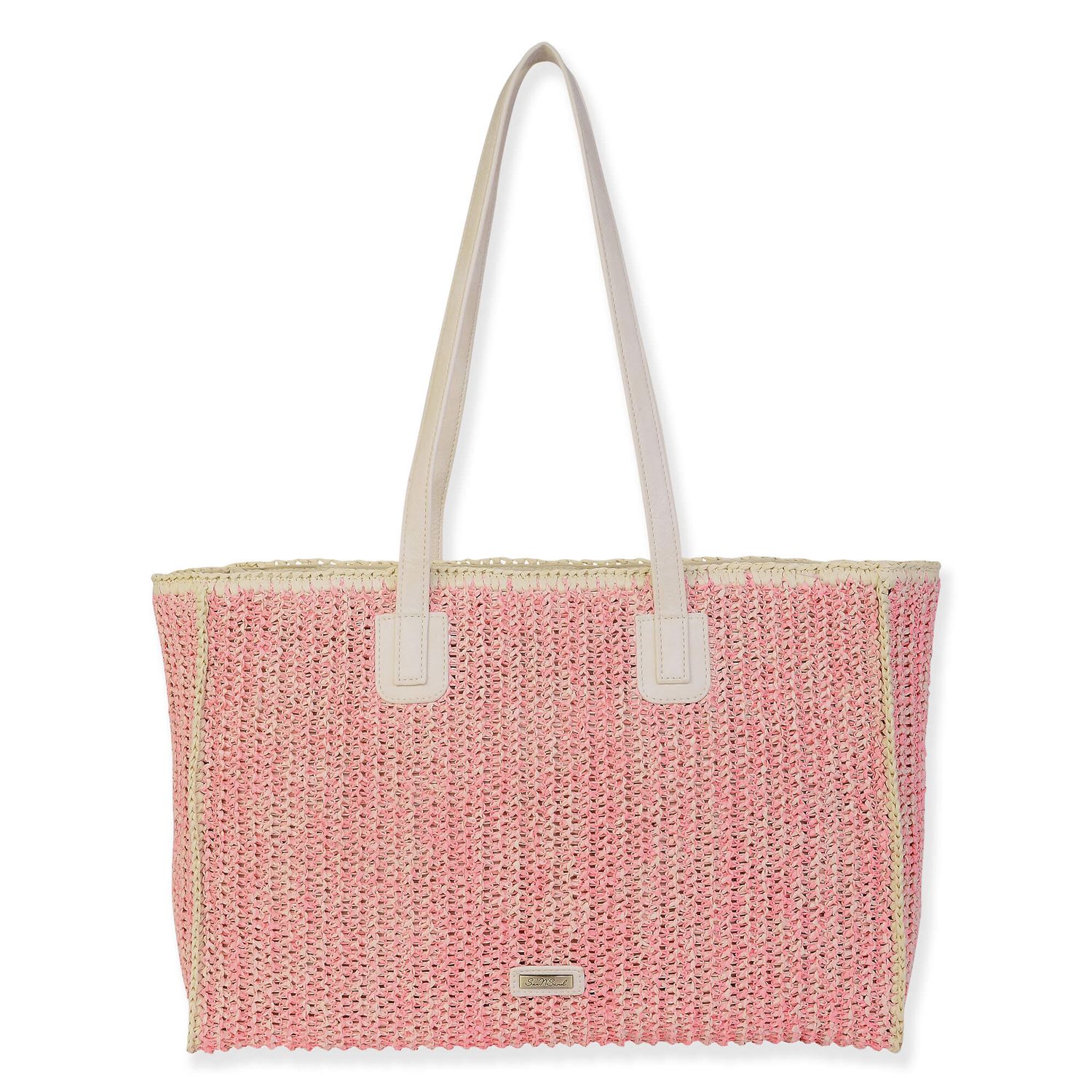 Pink, Paper Straw Handbag