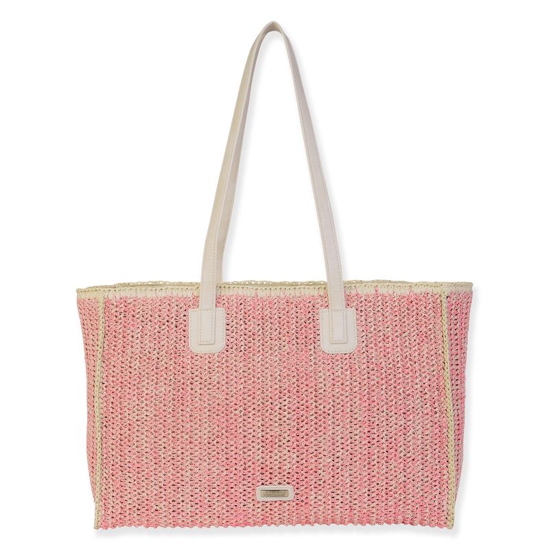 Pink, Paper Straw Handbag