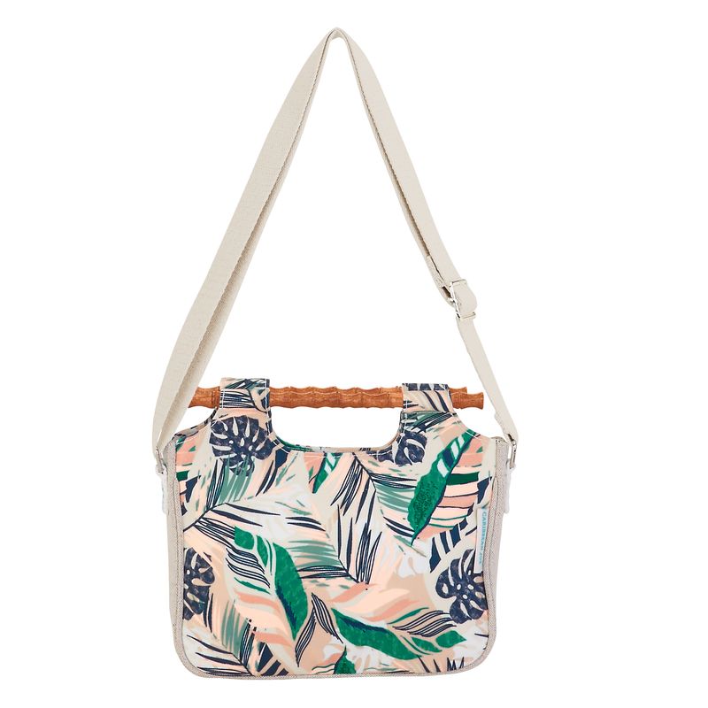 Leaves, Crossbody Tropical Leaf