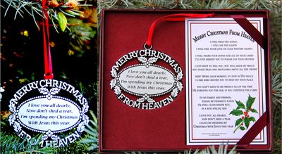 Pewter Ornament with accompanying Bookmark