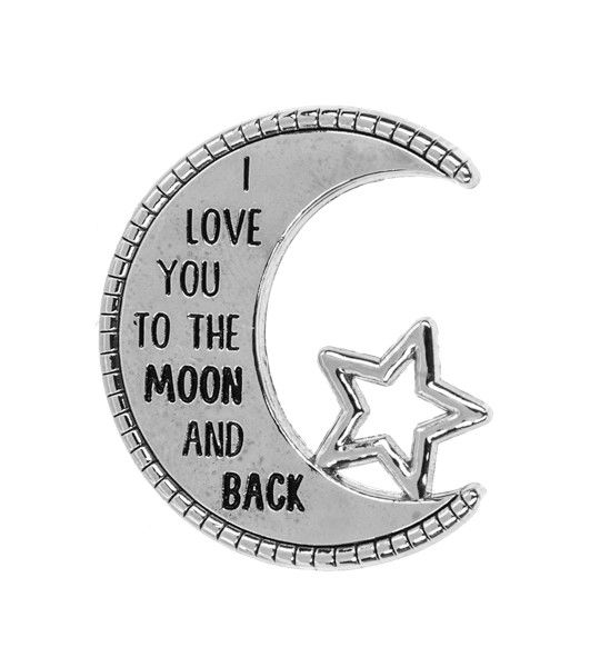 I Love You to the Moon and Back Charm