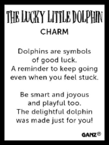 Lucky Little Dolphin Charm