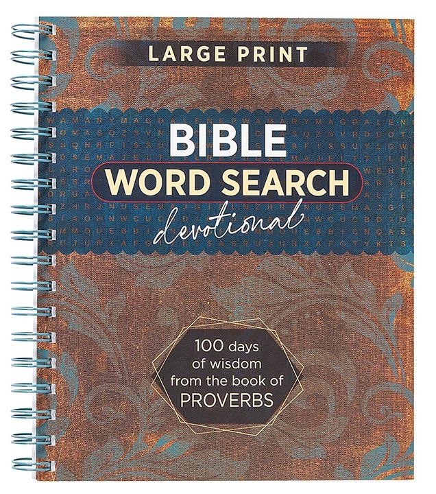 Bible Word Search Devotional/100 Days of wisdom from the book of Proverbs