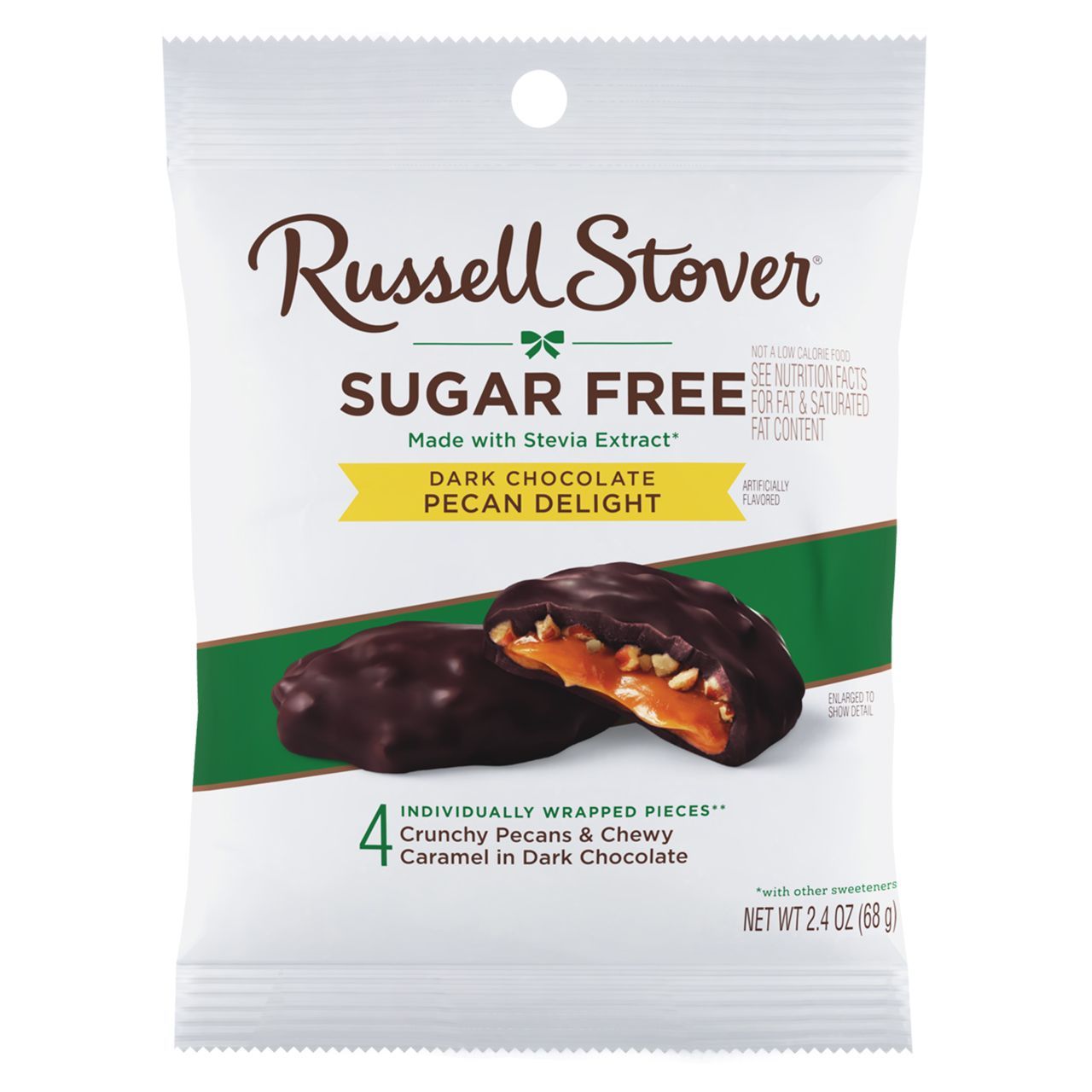 Russell Stover Sugar-Free Candy - Dark Pecan Delights