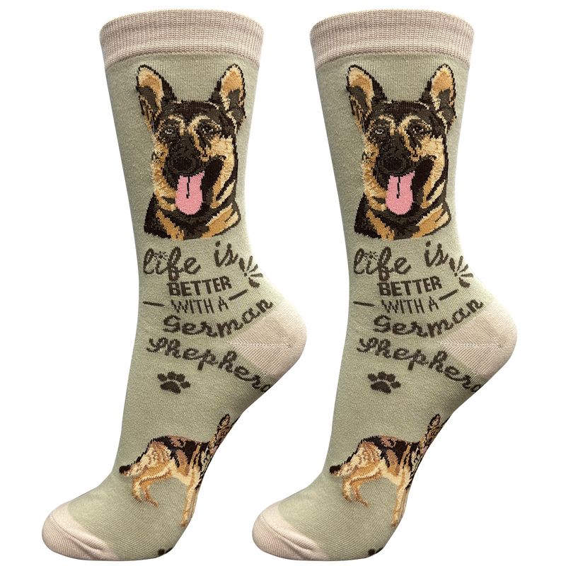 German Shepherd Socks-Life Is Better with