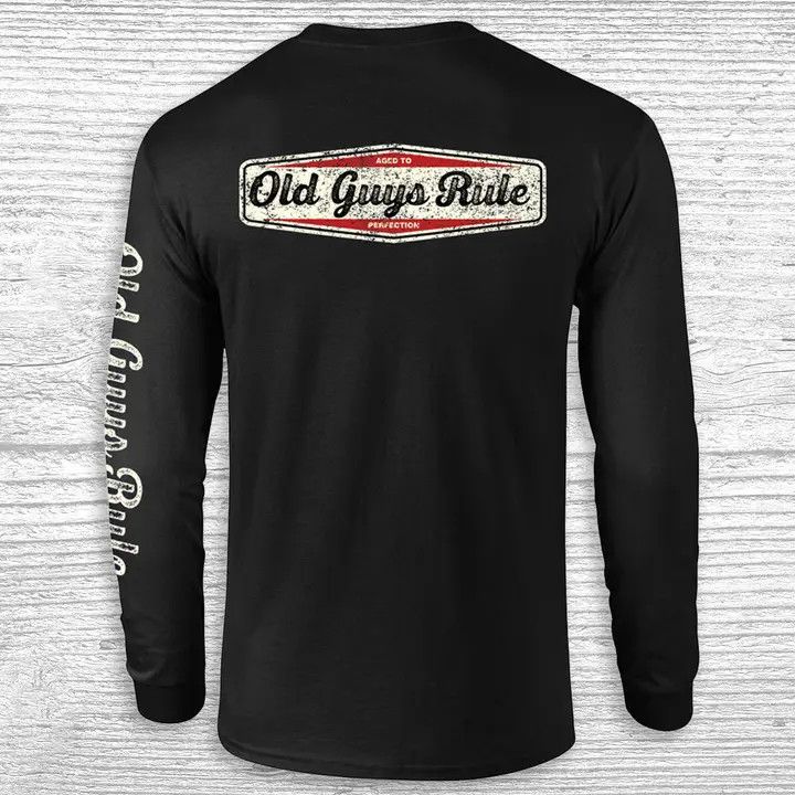 Aged To Perfection Long Sleeve Tshirt, Size: Medium
