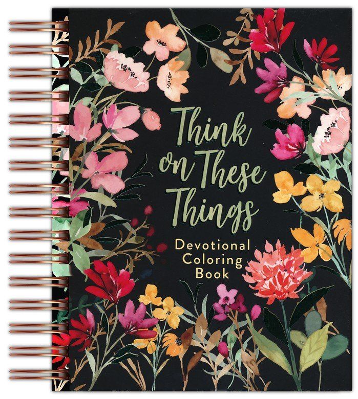 Think on These Things Devotional Coloring Book